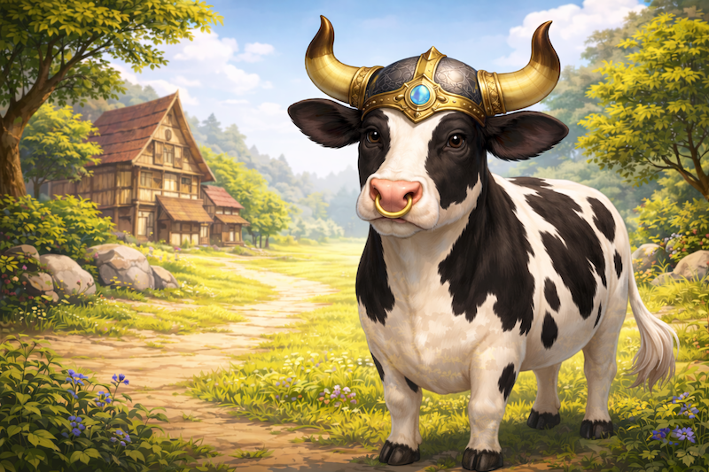 Don't have a cow, man