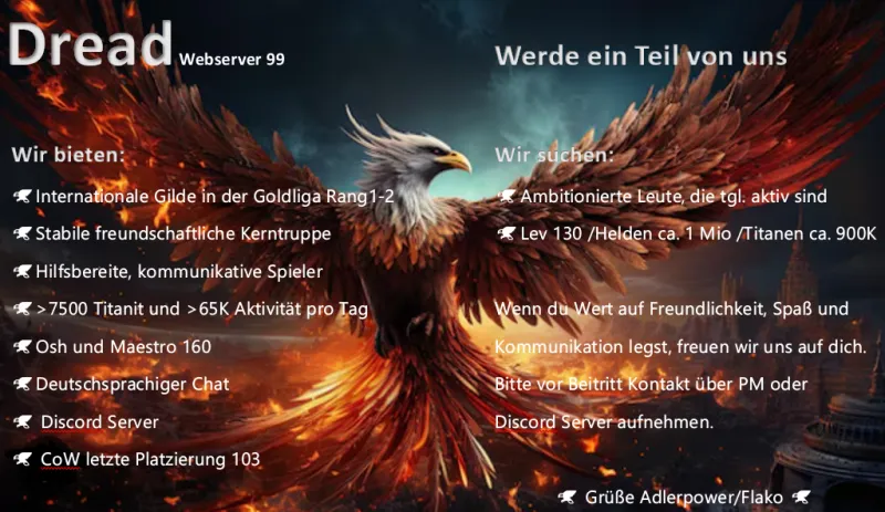 Dread recruiting pitch